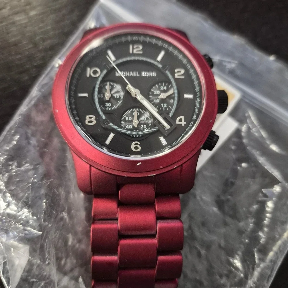 Michael Kors Runway Chronograph Quartz Black Dial Men's Watch MK9148